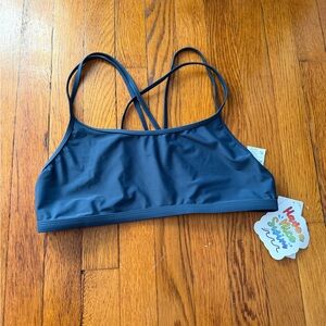 Women's Navy Bikini Top NWT